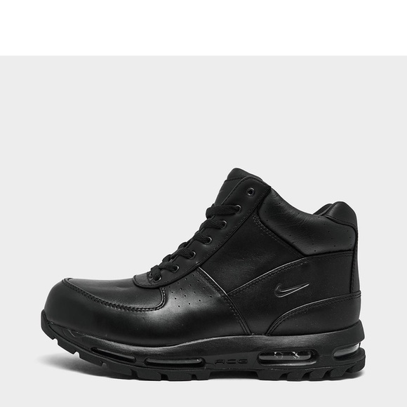Nike Men’s Air Max ACG Goadome Black Leather Boot Sz 10.5 - Picture 1 of 10